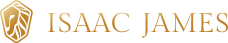 Isaac James - Header Logo (Gold Gradient)